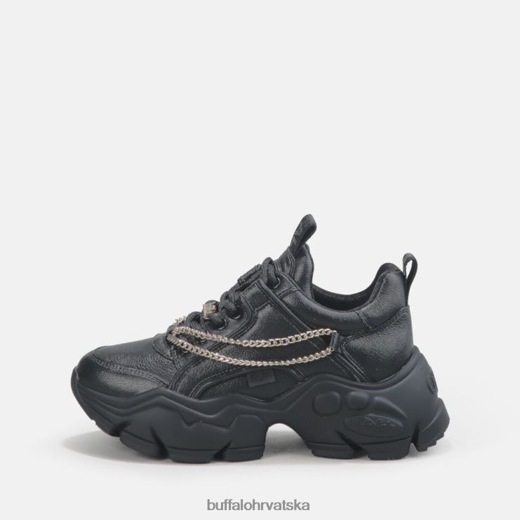 crna sa zlatnim lancem Buffalo binary chain trainer low vegan |tenisice TDD6T347